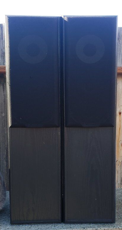 PAIR STANDING MISSION SPEAKERS 702E made in EUROPE