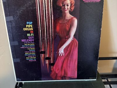 Guy Melendy Pop Pipe Organ In Hi-Fi RCA Camden Vinyl LP Record