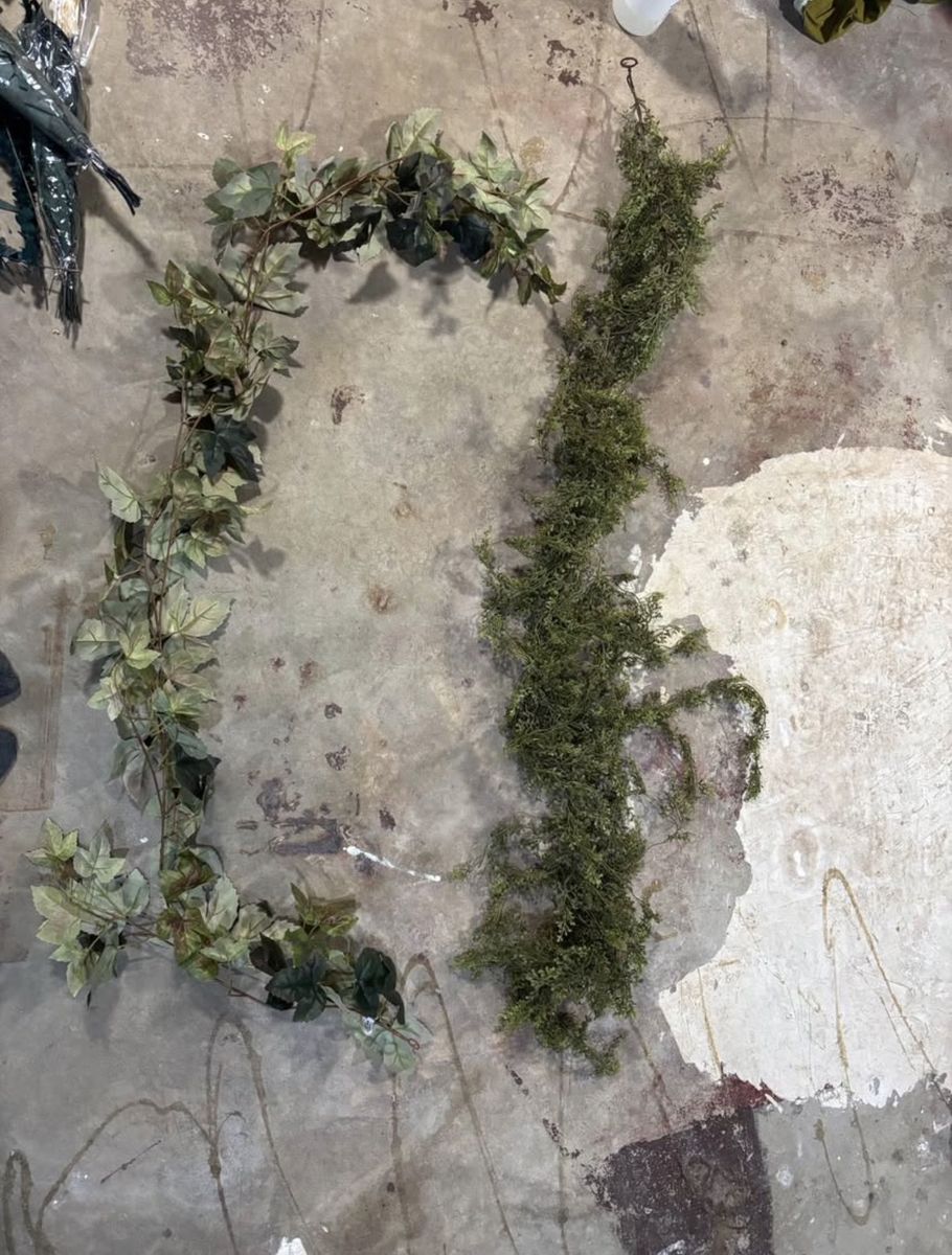 Faux Greenery, green garland, wedding decor