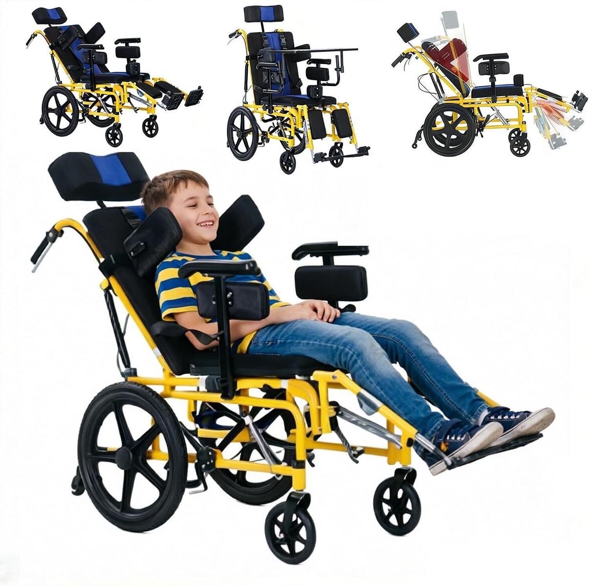 Brand New Pediatric Reclining Wheelchair with Tray