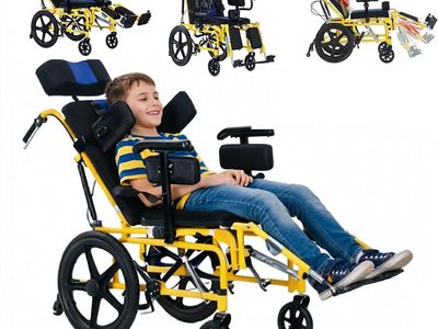 Brand New Pediatric Reclining Wheelchair with Tray