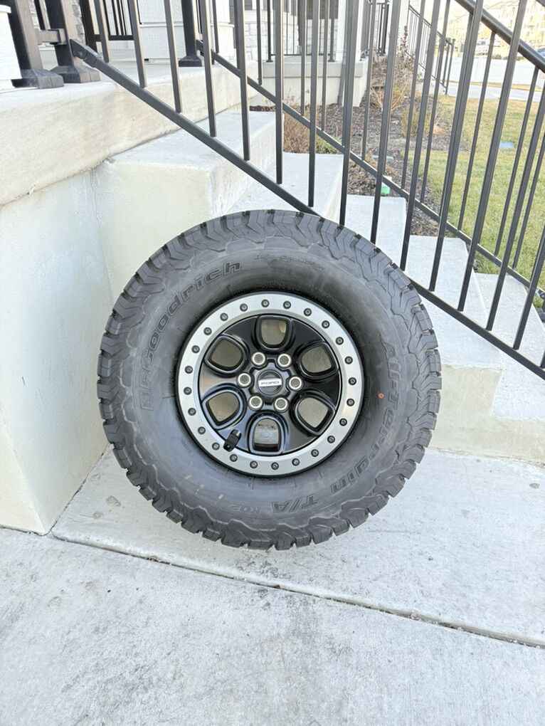Ford F150 Raptor Rims and Tires 315/70R17 Bfg Ko2