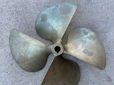 Bronze 4-blade Propeller - Fits G23 Or Similar