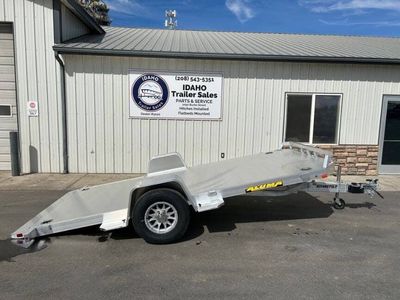 2027 Aluma 8214HS Tilt 80'x14' 6' Aluminum Tilt Deck Utility Trailer 5.2K