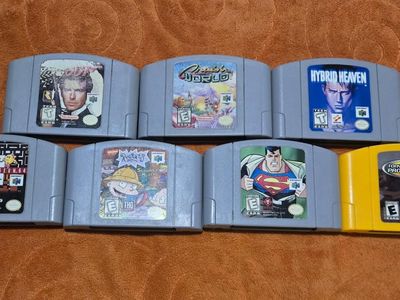 Nintendo n64 game bundle including 007 Golden Eye! Trades considered!