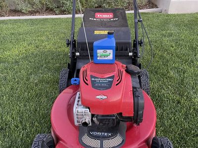 Troy-Bilt 21” Push Lawn Mower (140cc Briggs & Stratton) + Engine Oil Included