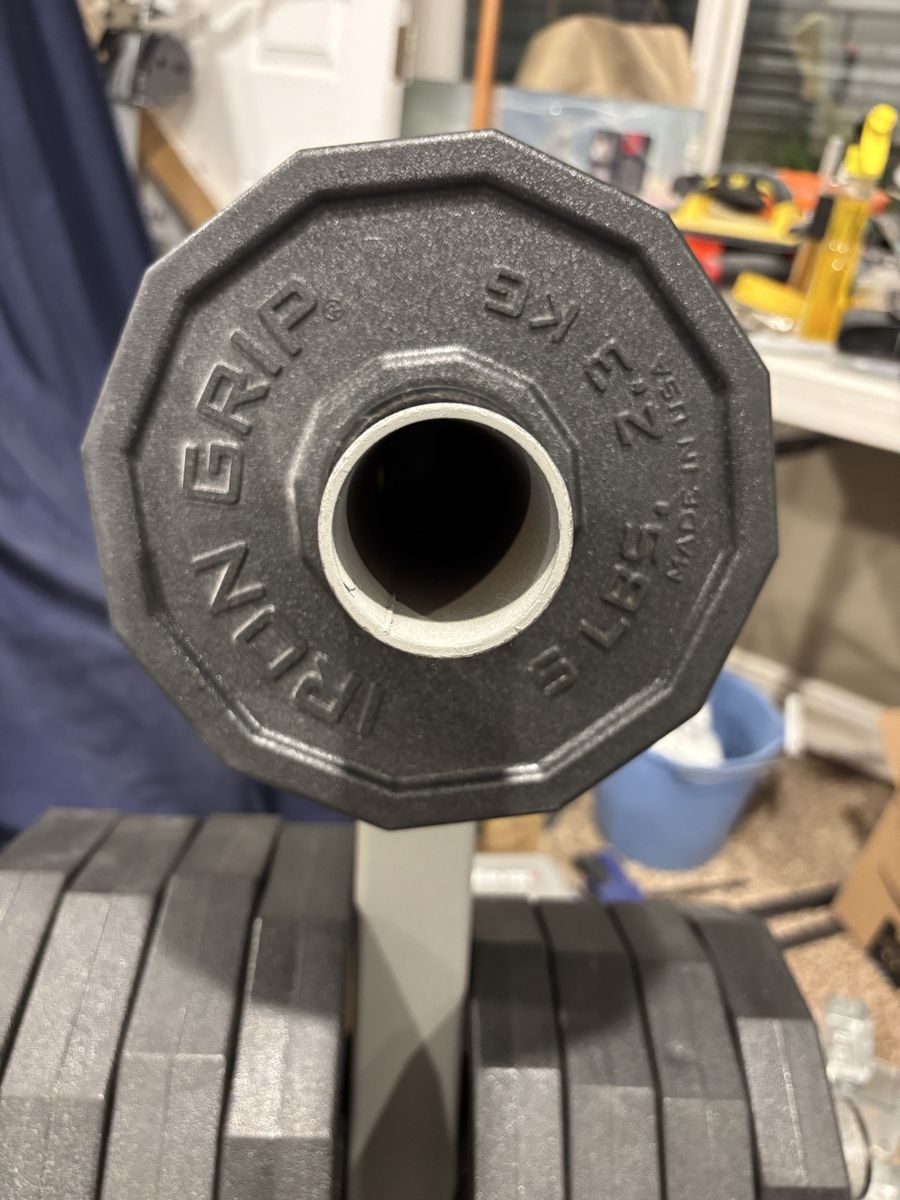 485lbs Iron Grip Weight Plates