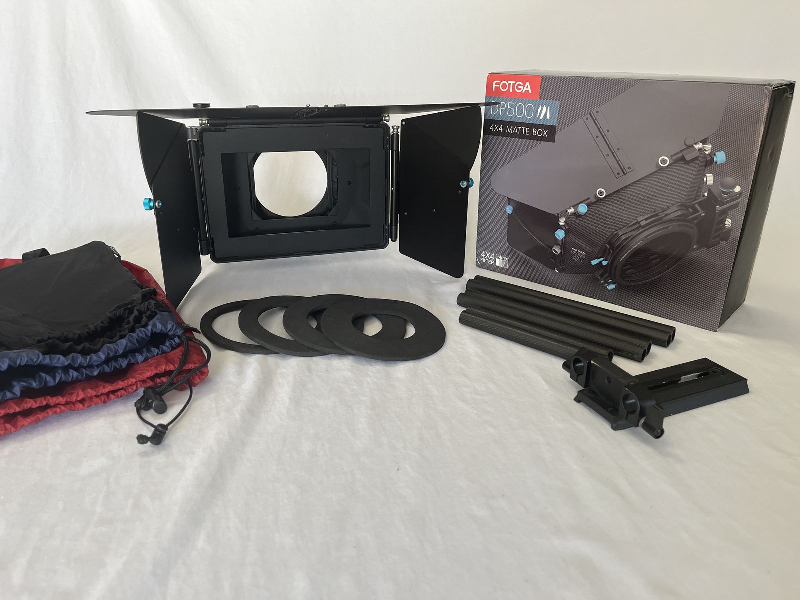 FOTGA DP500 Mark III Professional 2-Stage 4x4 Swing-Away Matte Box – Excellent Condition