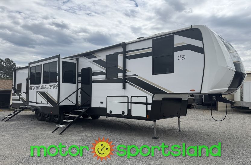 2025 Forest River Stealth 4015GX Toy Hauler Garage Loft U-Shaped Dinette