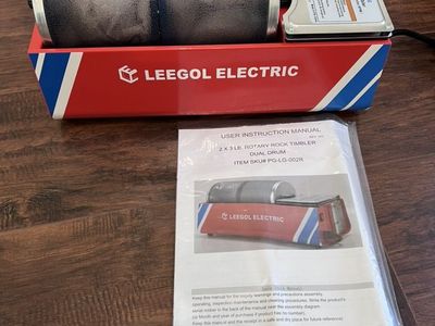 Electric Dual Drum Rock Tumbler