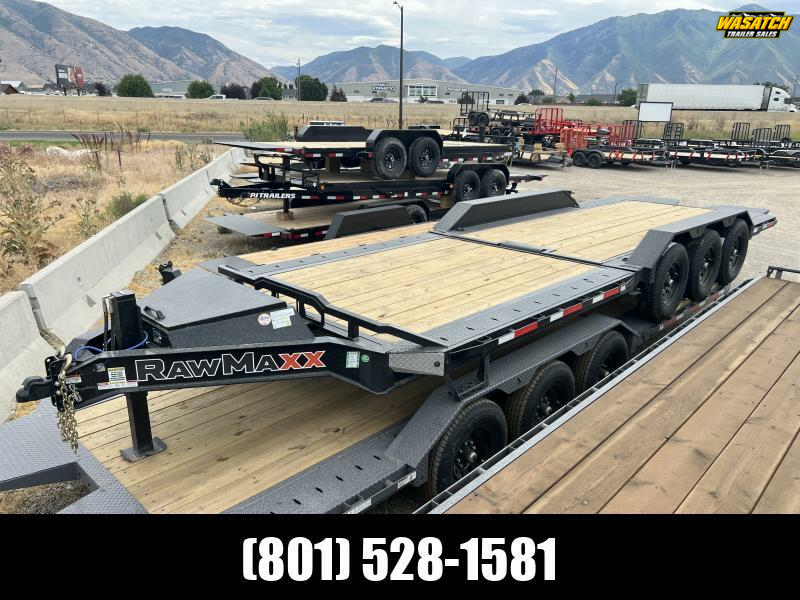 RawMaxx 8.5x26 G3X I-Beam Gravity Tilt Equipment Trailer