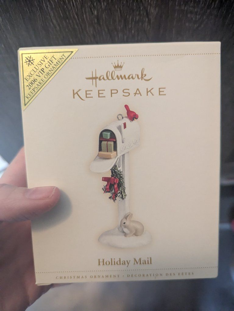 Hallmark Holiday Mail Christmas Ornament Red