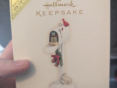 Hallmark Holiday Mail Christmas Ornament Red