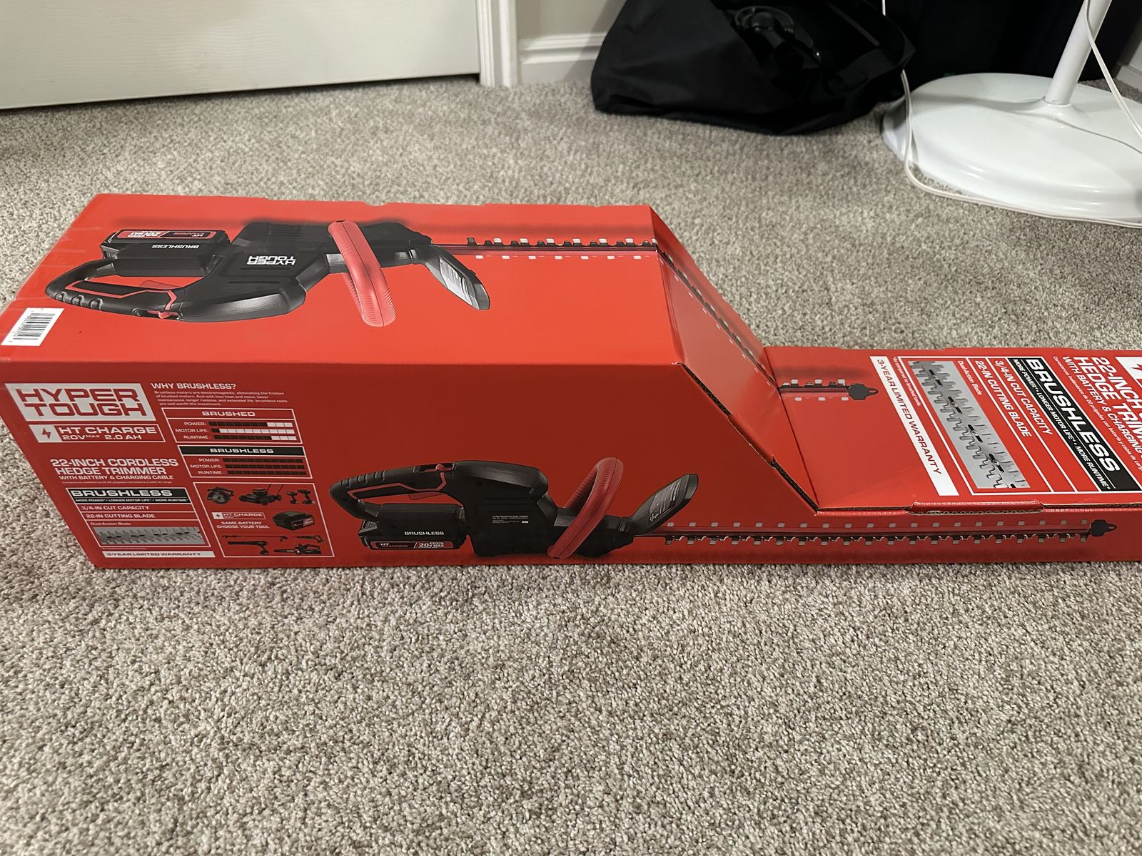 Hyper Tough Cordless Hedge Trimmer