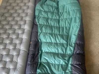 Big Agnes Summit Park 15. Down filled with insulated air mattress