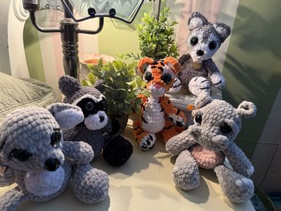 Custom Made Handmade Amigurami Stuffed Animals