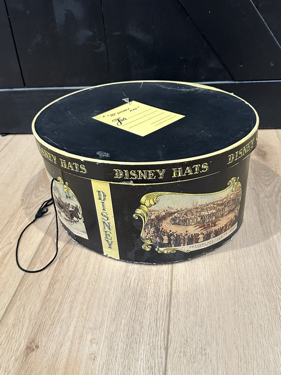 Mr. Disney Vintage Disney Hats Cardboard Hat Box