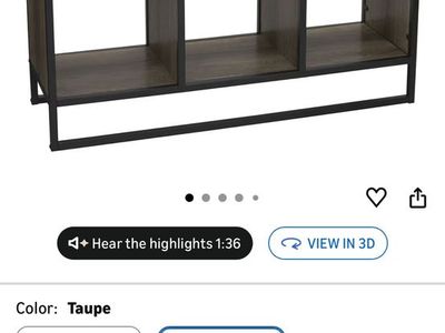 Coffee Table Cubed Storage Table