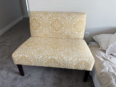 Small accent loveseat