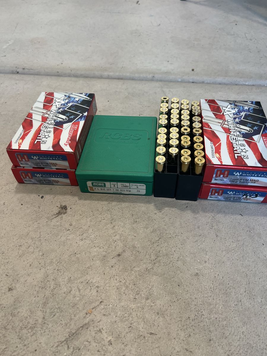 7mm Rem Ammo, Reloading Dies and Brass