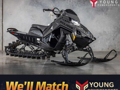 2025 Polaris® 9R PRO RMK 155 Shadow Gray / Gloss Black