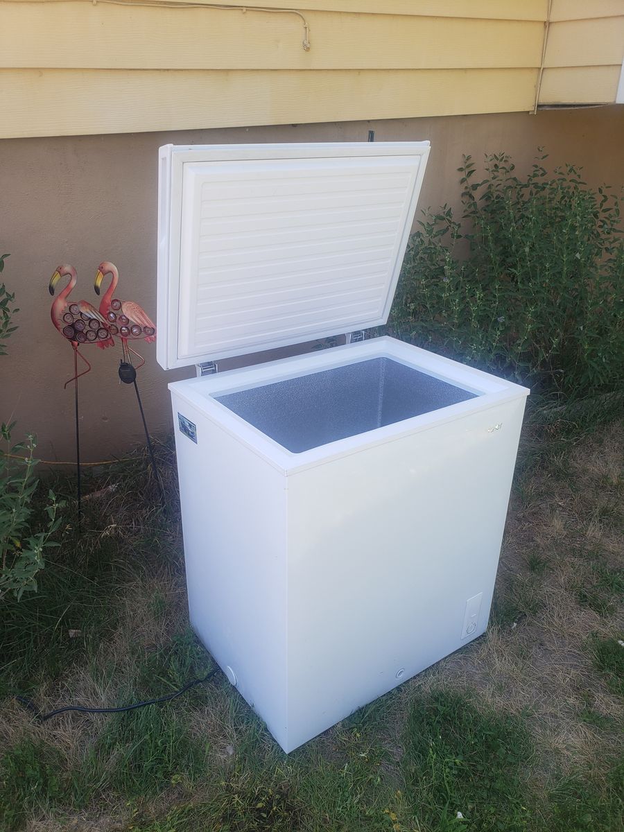 White Chest Freezer