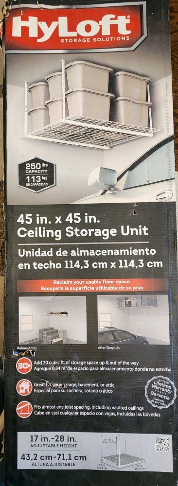 Hyloft  Ceiling Storage Unit 45x45