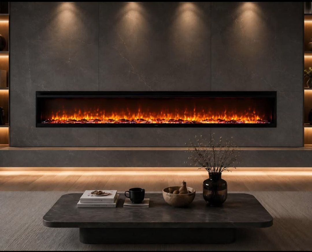 88" Smart Electric Fireplace with Wi-Fi App Control #34