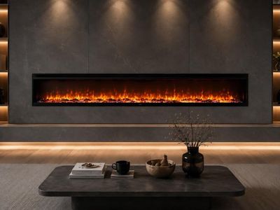 88" Smart Electric Fireplace with Wi-Fi App Control #34