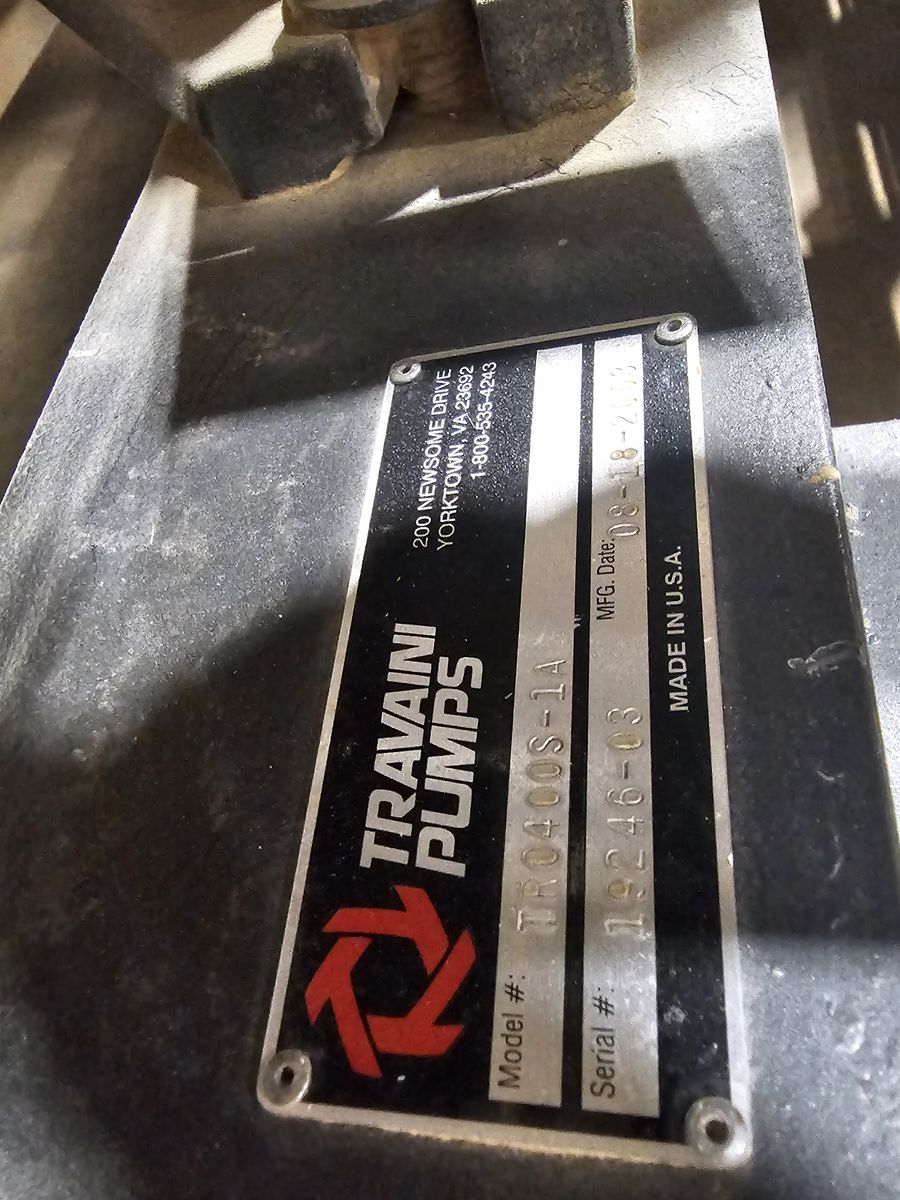 Travaini Vacuum Pump for CNC Machine