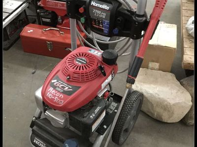 New pressure washer
