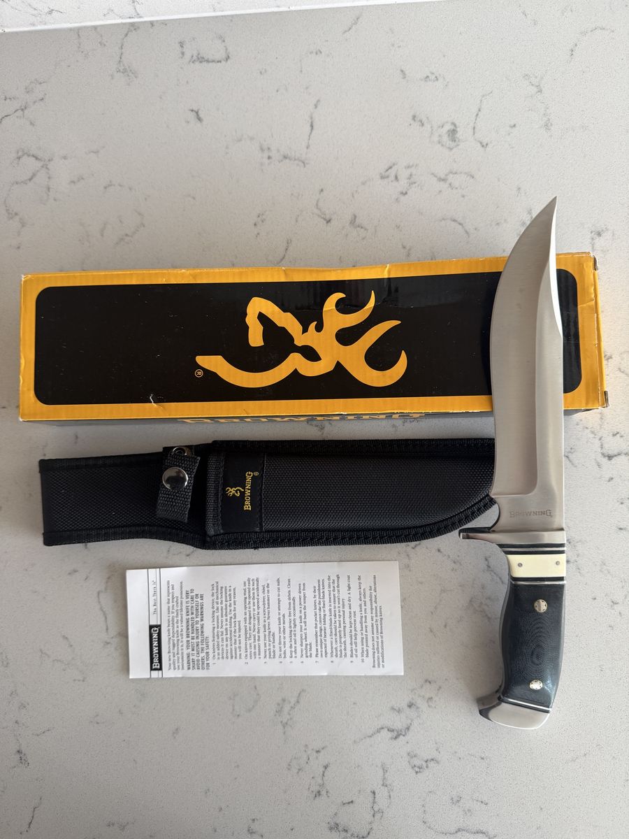 Browning Model 874 Fixed Blade Hunting Knife – New in Box
