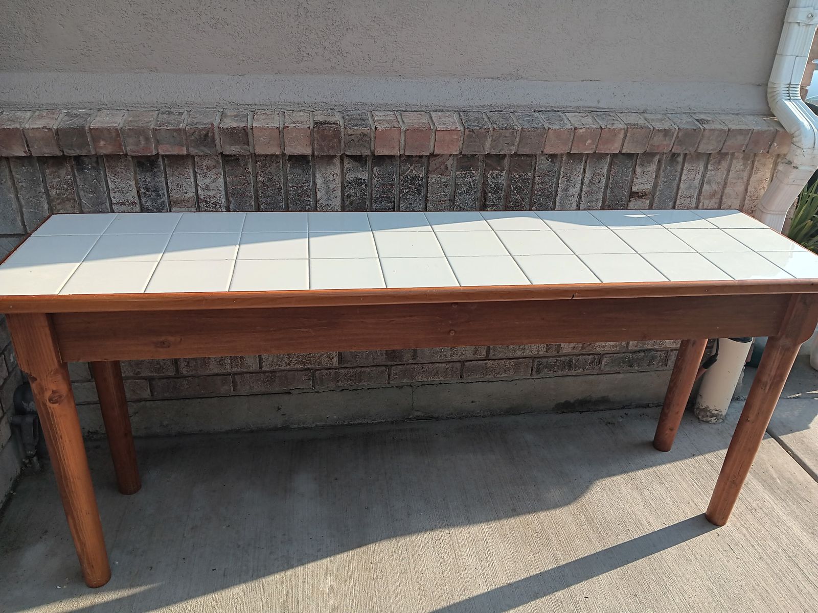 Tile top table