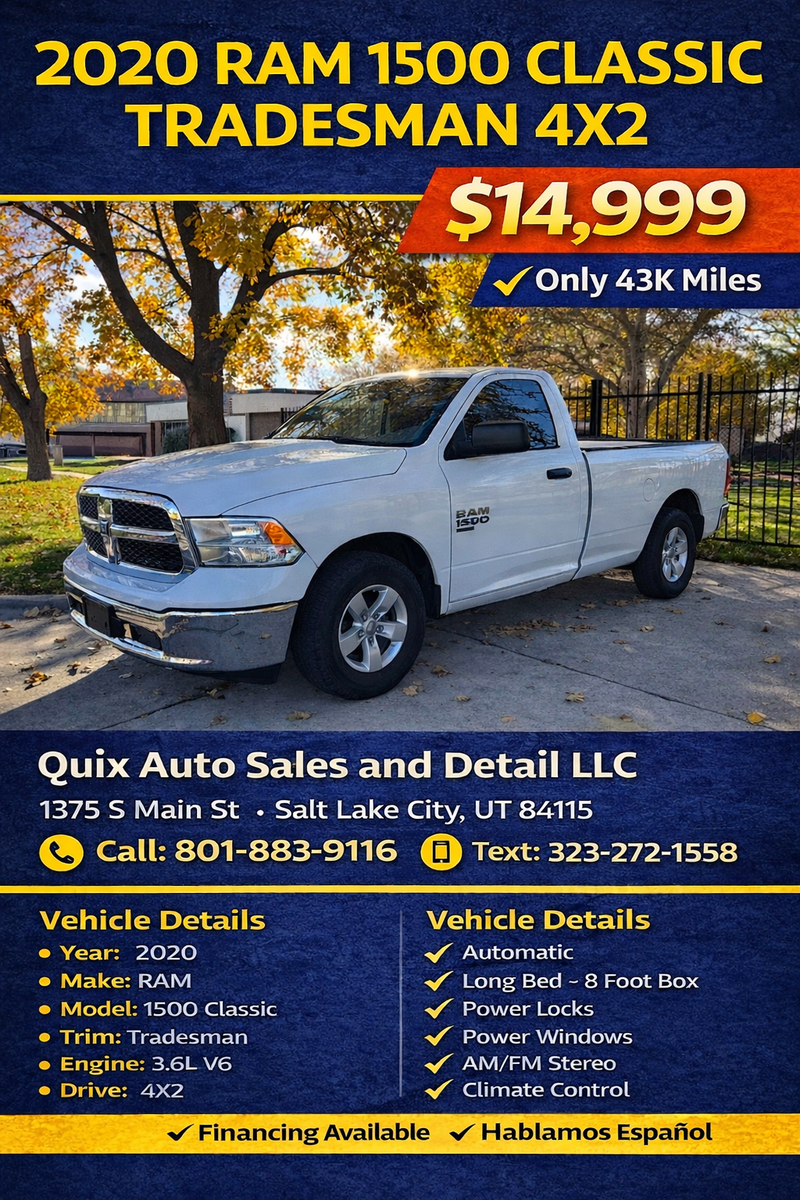 2020 RAM 1500 Tradesman