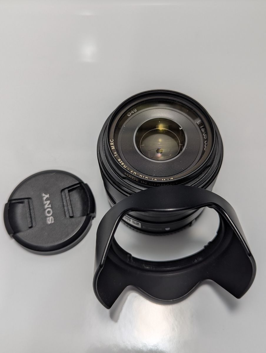 Sony 35mm 1.8 image stabilized lens for Sony mirrorless cameras.