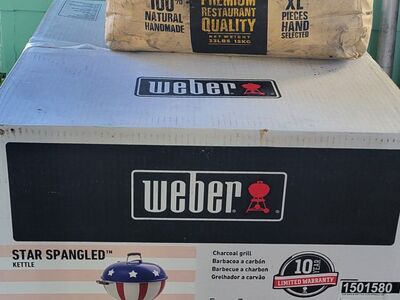 New Weber with charcoal