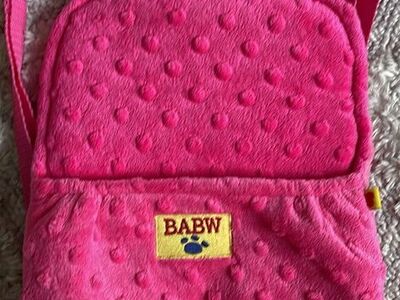 Build A Bear Workshop Bab Pink Minky Carrier Toy