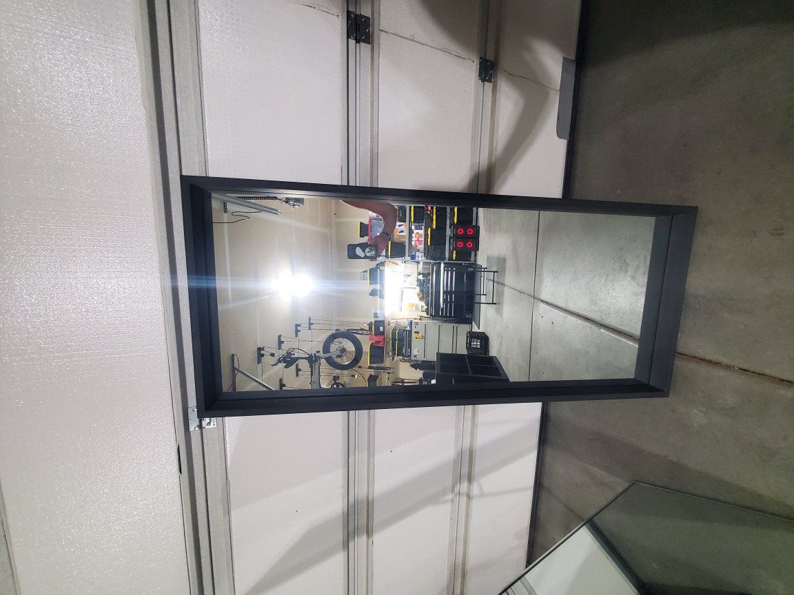 Black Framed Wall Mirror