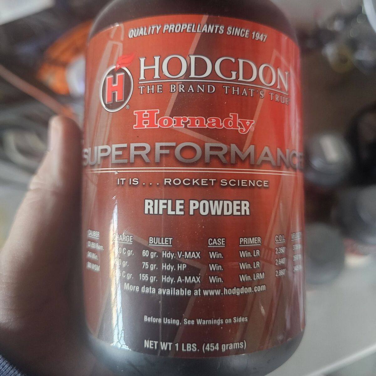 Hodgdon Superformance Gun Powder