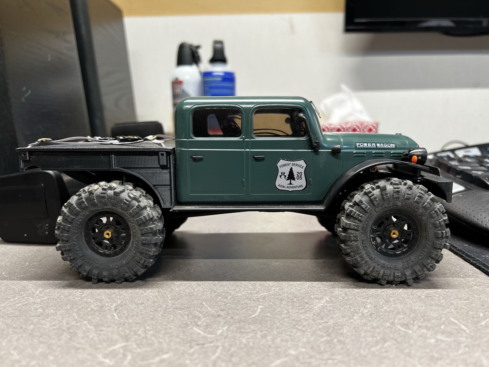 Scx24 powerwagon w/ upgraded and all original parts