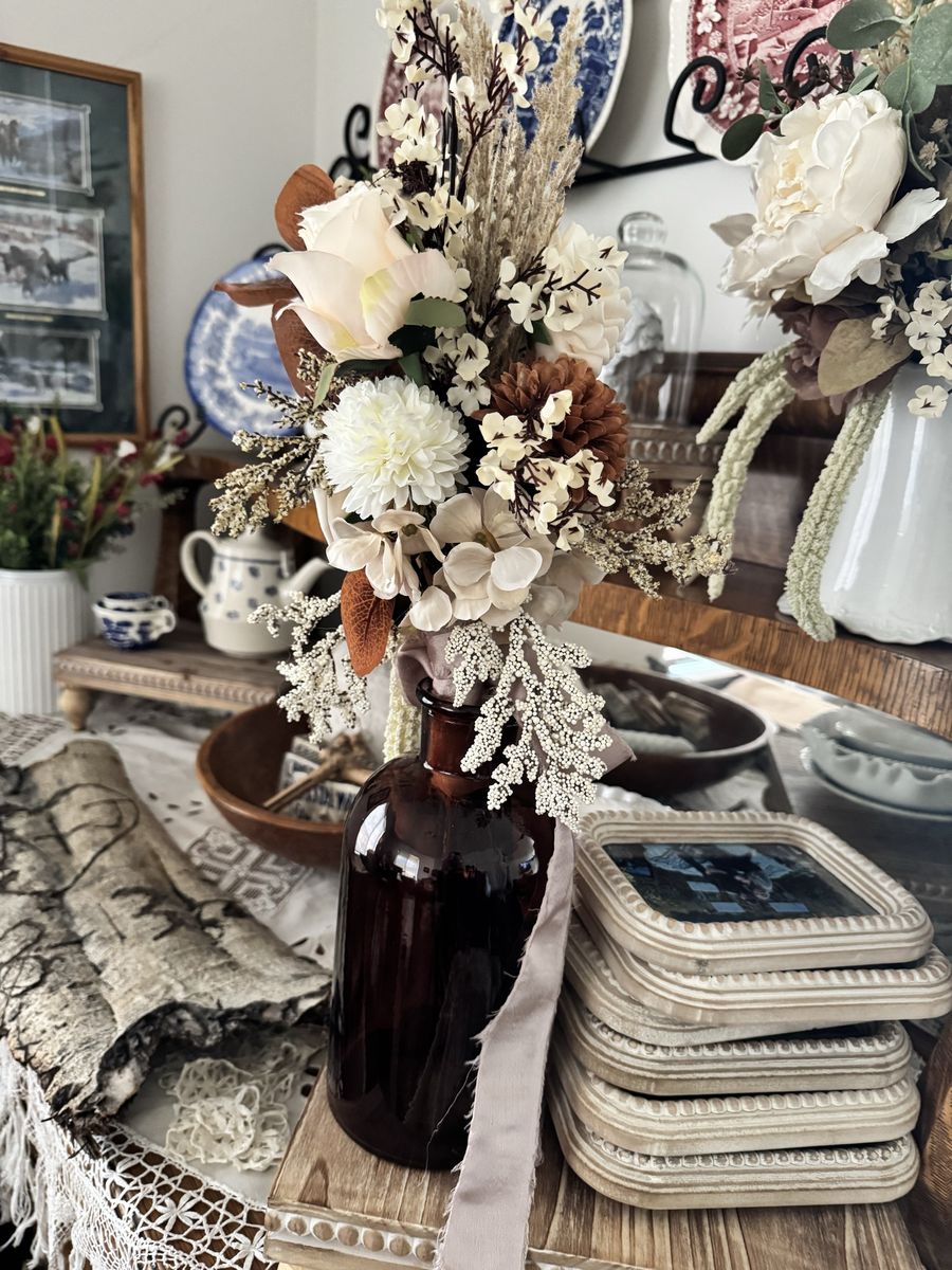 Wedding Florals - Fall Neutral Colors