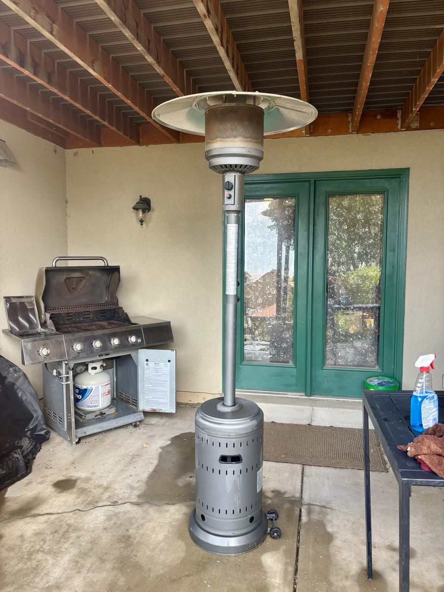Outdoor Patio Heater Standing Propane Heater with Reflector