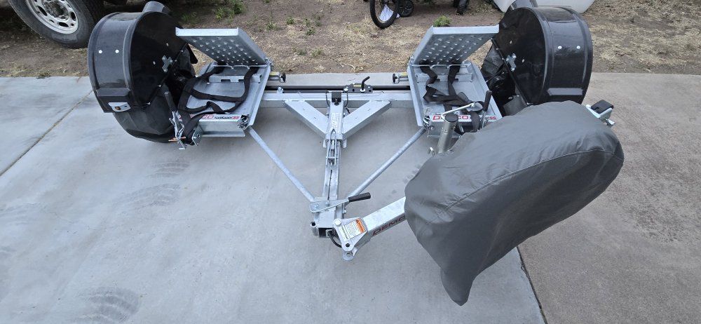 Demco Kar Kaddy SS Tow Dolly with Surge Brakes & Fold-Away Design, UsedExcellent Condition