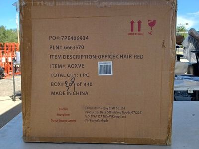 New Sunjoy Craft Co. Red Office Chair -