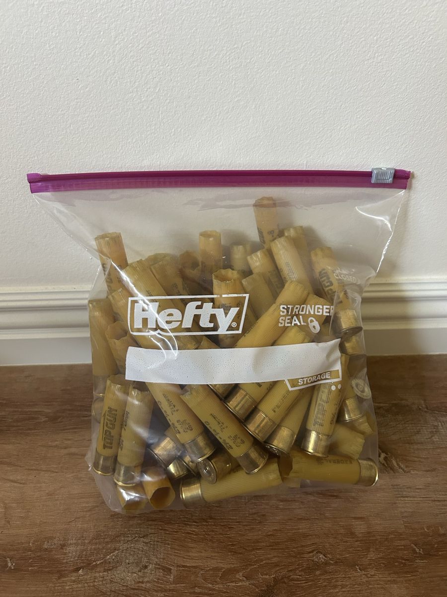 Yellow Shotgun Shell Hulls (Federal 20 Gauge)
