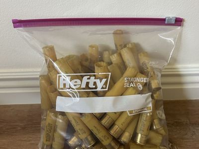 Yellow Shotgun Shell Hulls (Federal 20 Gauge)