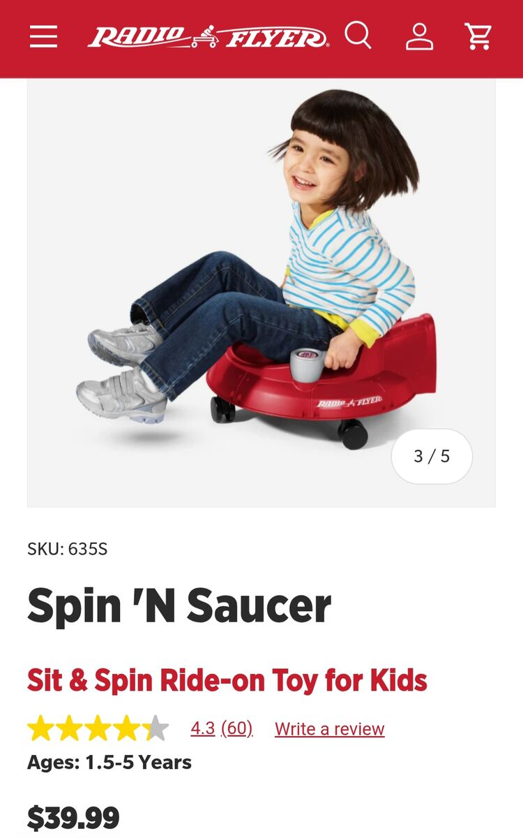 Spin 'n saucer