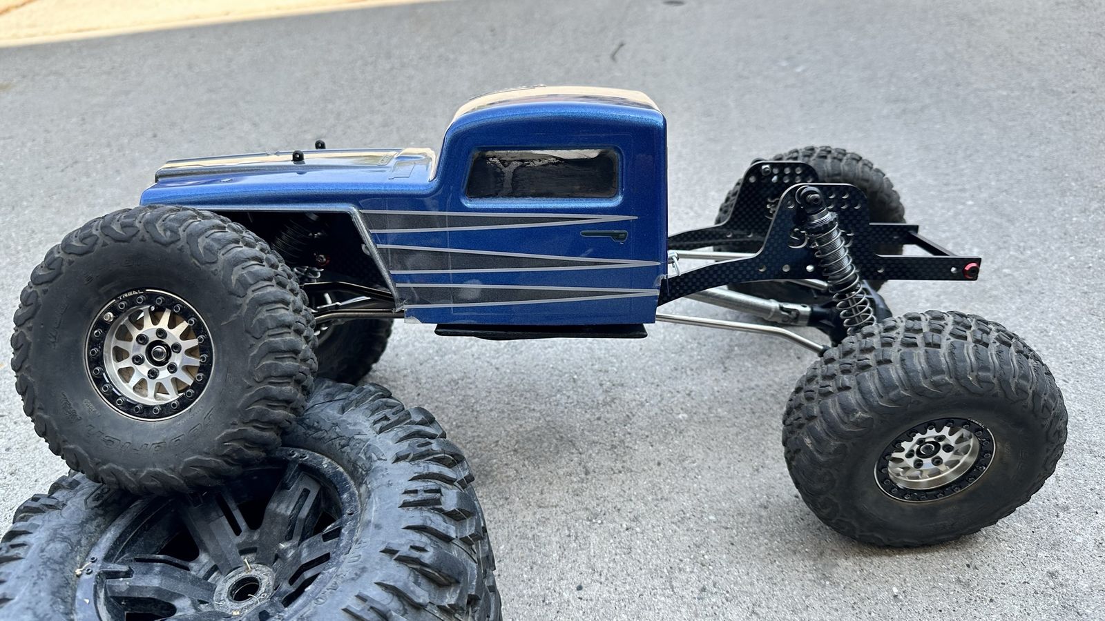 Custom GSPEED 1:10 Crawler Brushless 2-1 Treal Beadlock Wheels 