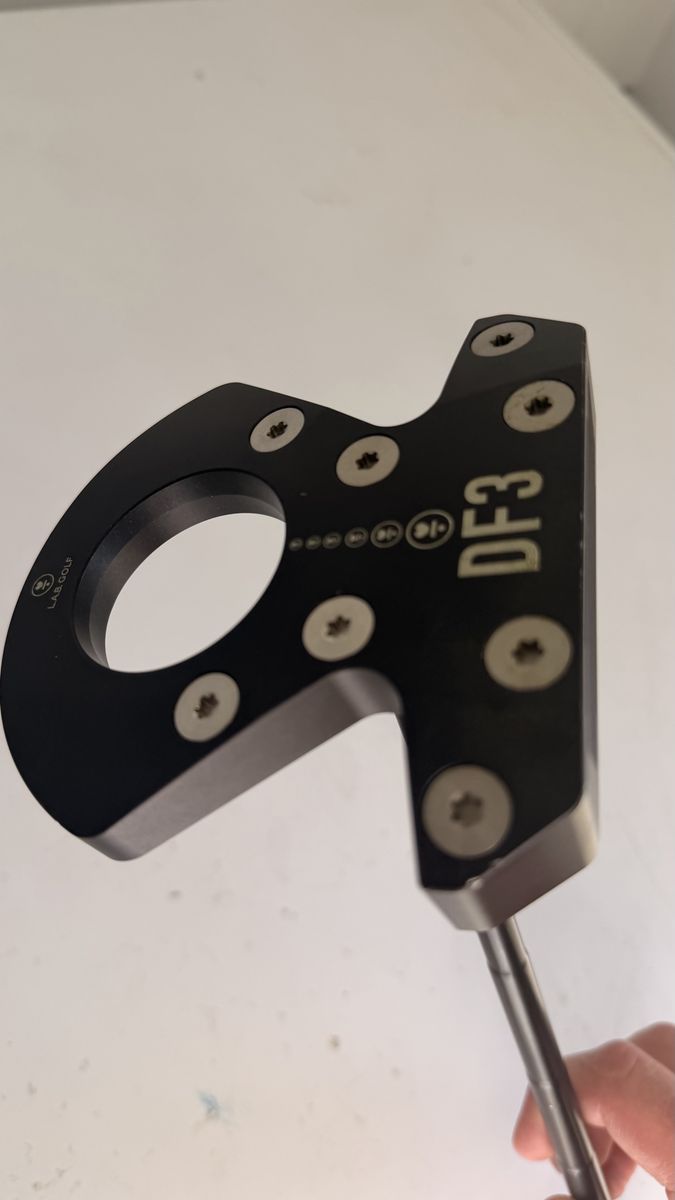 L.A.B. Golf DF3 Black Putter - Excellent Condition, Includes Headcover 34 inch