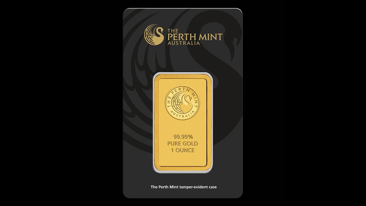Australian Perth Mint 1 Ounce GOLD Bar